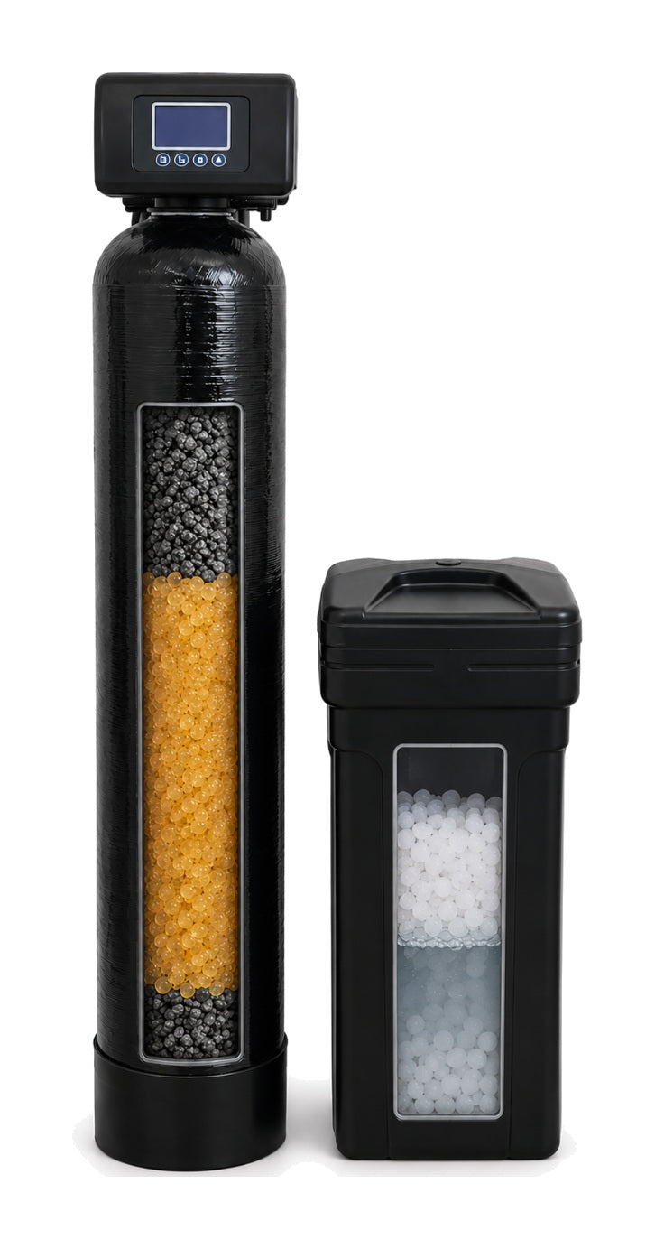 Manufacturer reference example of combined filtration & softening